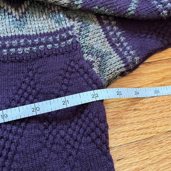 Vintage Tip Top Tailors Sweater / Large / 90s / Purple - Picture 5 of 6